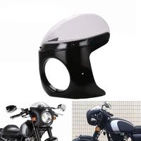 suitable for harley motorcycle refitting accessories headlamp handlebar fairing motorcycle head cover retro fairing 7 inches
