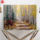 Алмазная живопись, абстрактный пейзаж, лесная тропа, алмазная вышивка, квадратныекруглые пазлы, подарки на новый год