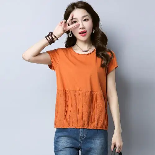 

Tops T Shirt Women Short Sleeve Tshirt Cotton burgundy Tee Shirt Femme