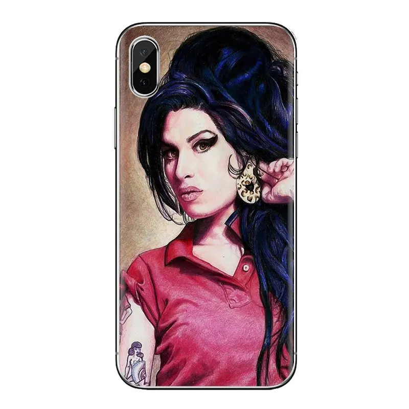 For LG Spirit Motorola Moto X4 E4 E5 G5 G5S G6 Z Z2 Z3 G2 G3 C Play Plus Mini Mobile Phone Case UK Girl Singer Amy Winehouse Art |