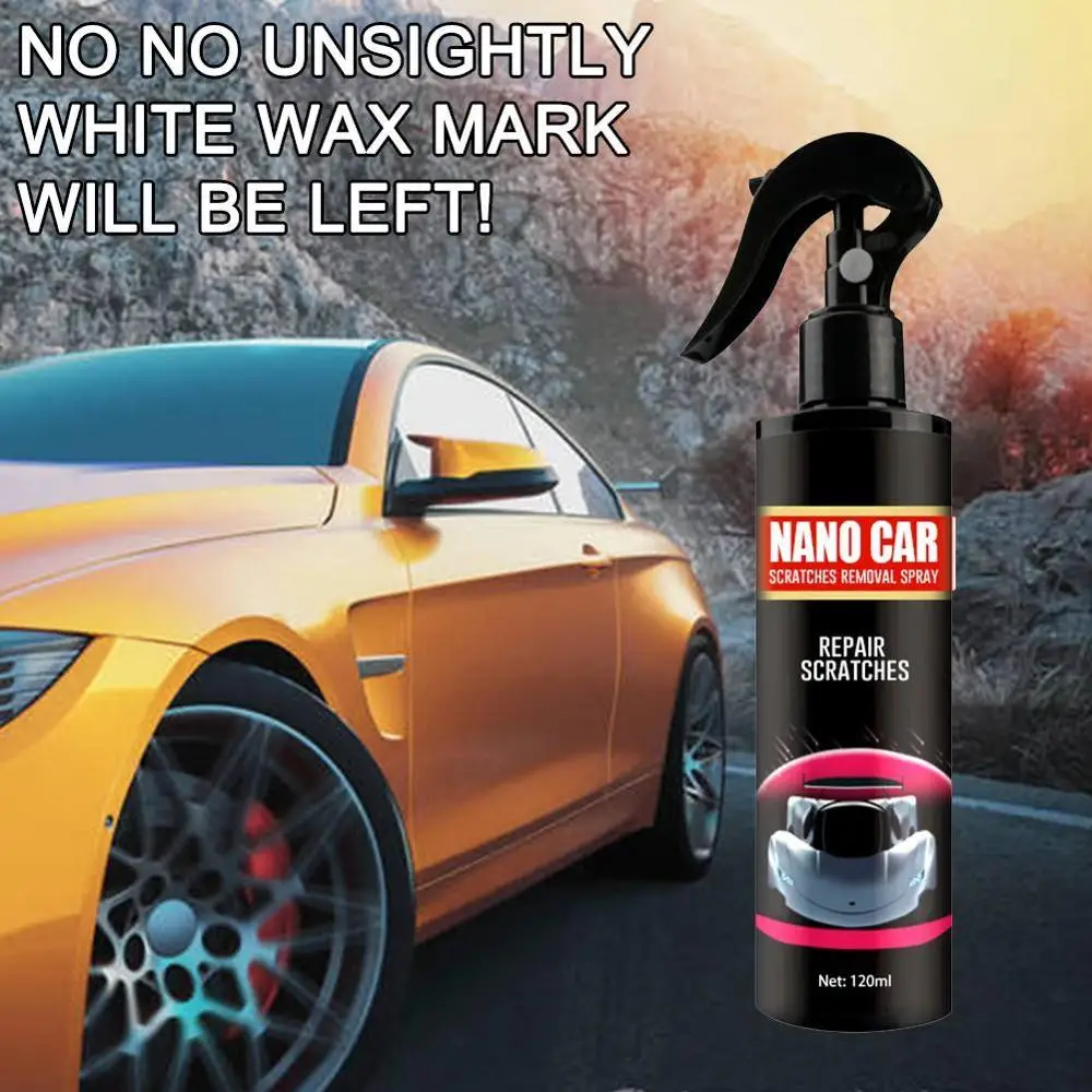 

120ml Nano Car Scratch Removal Spray Repair Nano Spray Scratches Car Scratch Repairing Polish Spray Car Ceramic Coating