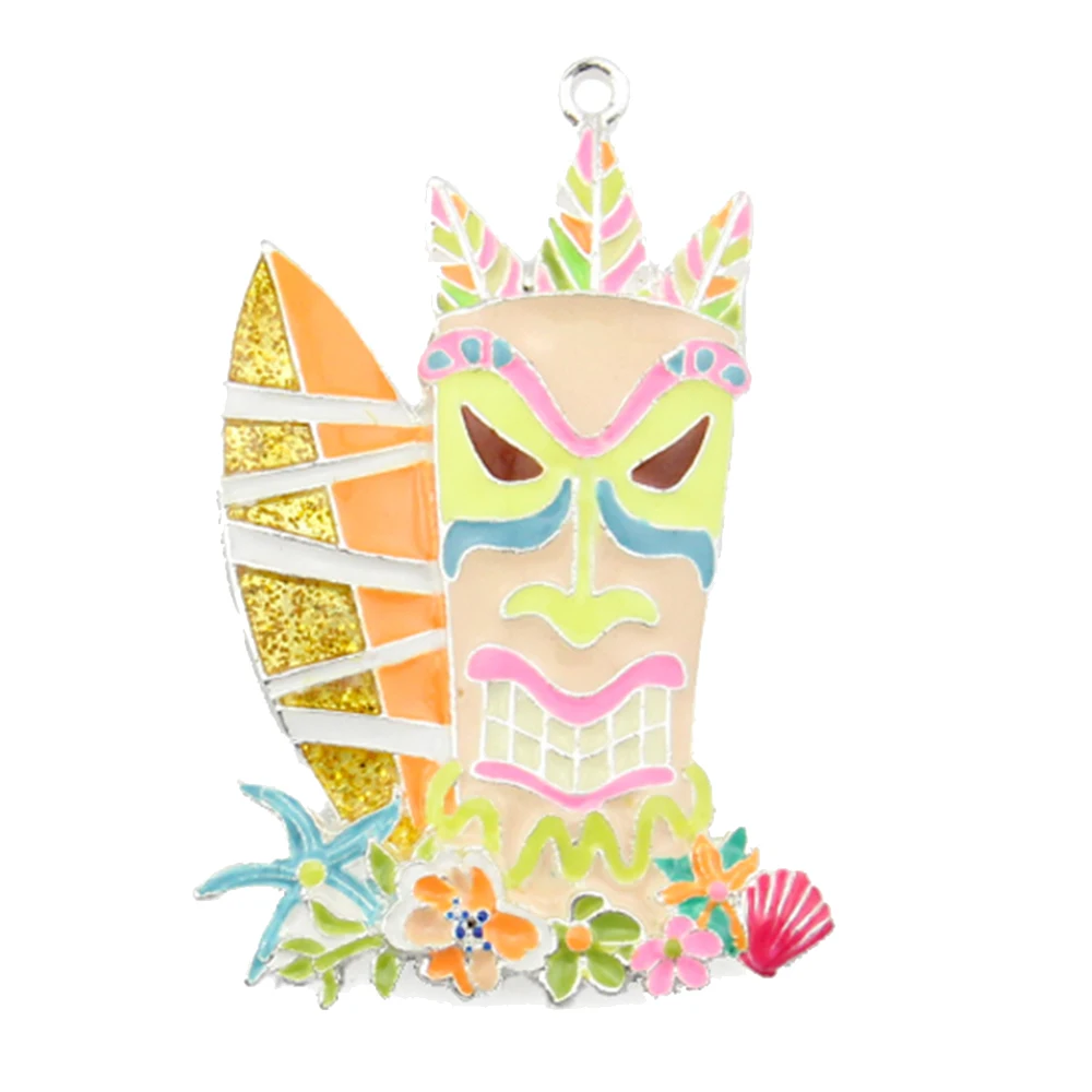 Подвеска Tiki с эмалью новый дизайн на заказ 50 шт./лот|Подвески| |