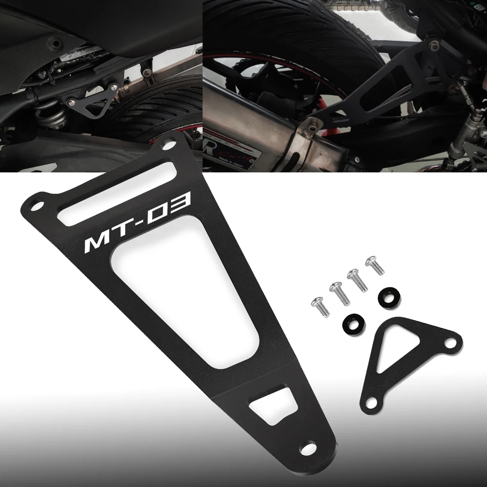 

Rear Footrest Blanking Plates For YAMAHA MT-03 MT03 2015-2021 2020 2019 2018 Motorcycle Racing Hook YZF R3 CNC Foot Rest Delete