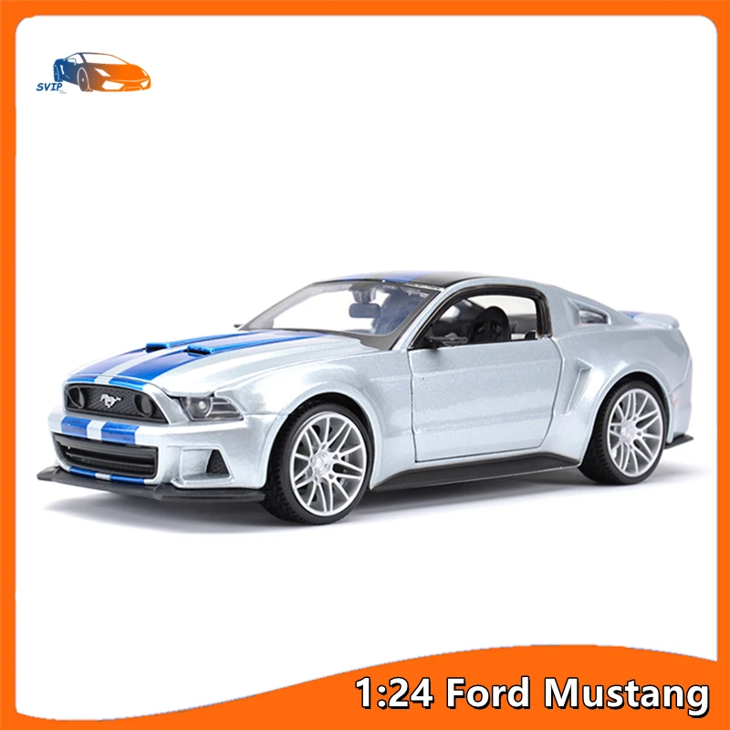 

SVIP Maisto 1:24 2014 Ford Mustang Street Racer Sports Car Static Die Cast Vehicles Collectible Model Car Toys