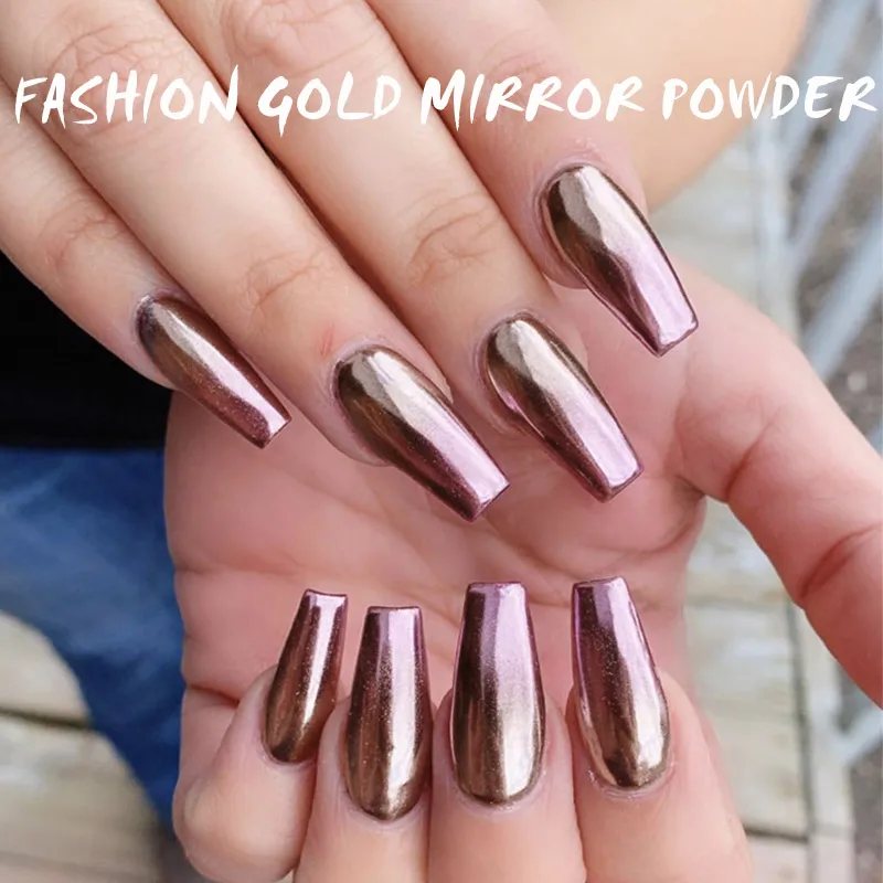 BUKAKI Nails мыло Пена порошок хромового пигмента волшебный блеск для ногтей зеркало