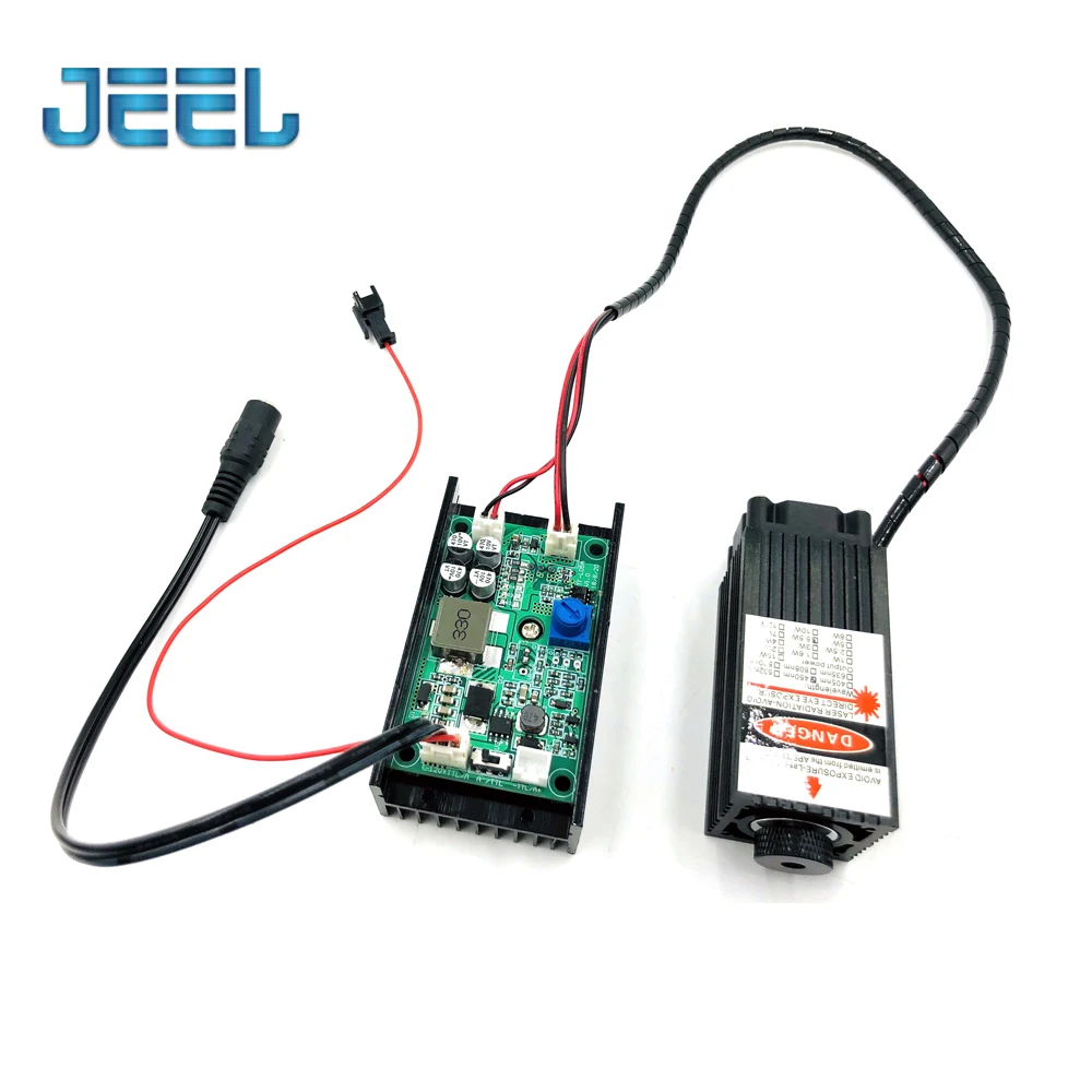 Лазерный модуль высокой мощности 5 нм с фокусом лазерная гравировка TTL модулем