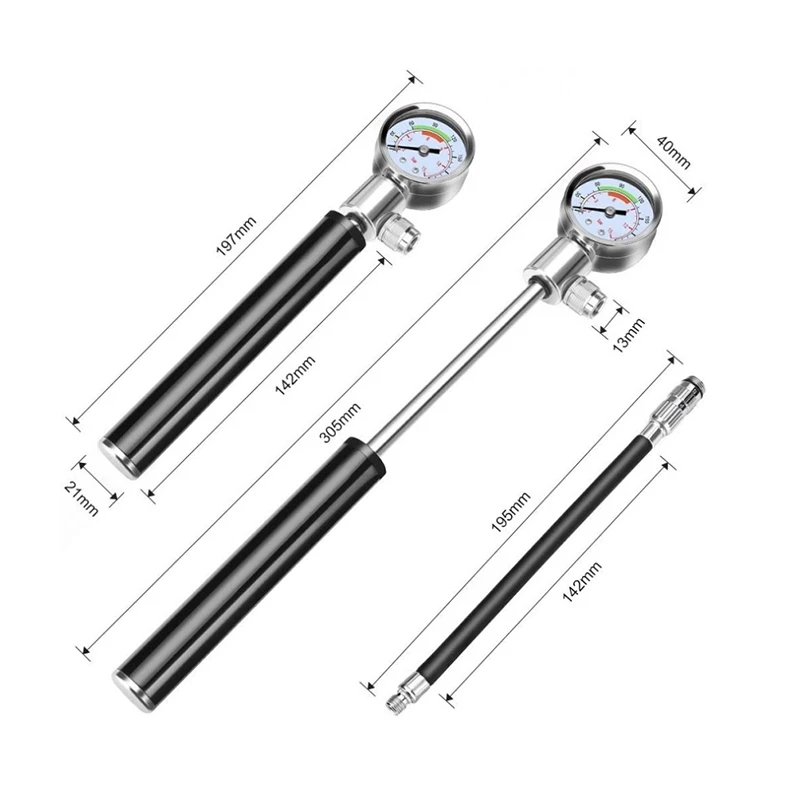 

Cycling Pump Portable High Pressure Pump Bike Pump Mountain Bike Bicycle Portable Bicycle Accessories