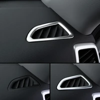 for hyundai tucson 2015 2016 2017 2018 abs matte car front small air outlet decoration cover trim car styling accessories 2pcs
