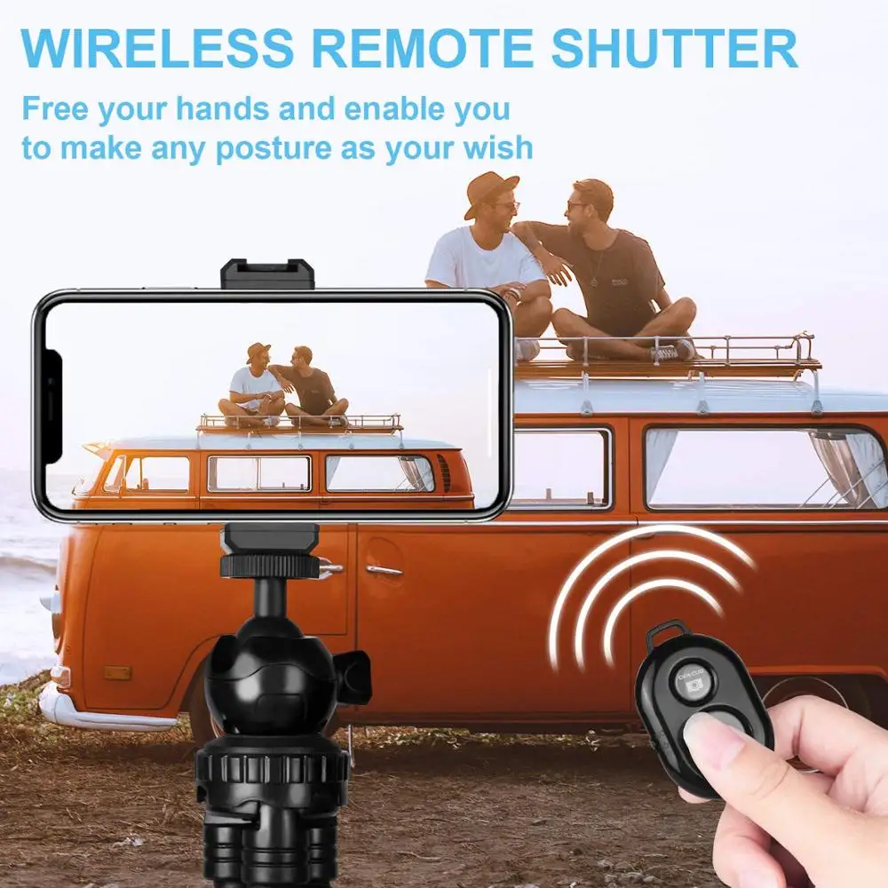 Штатив для телефона 12 дюймов Гибкий штатив iPhone/Android/DSLR/GoPro подходит камер