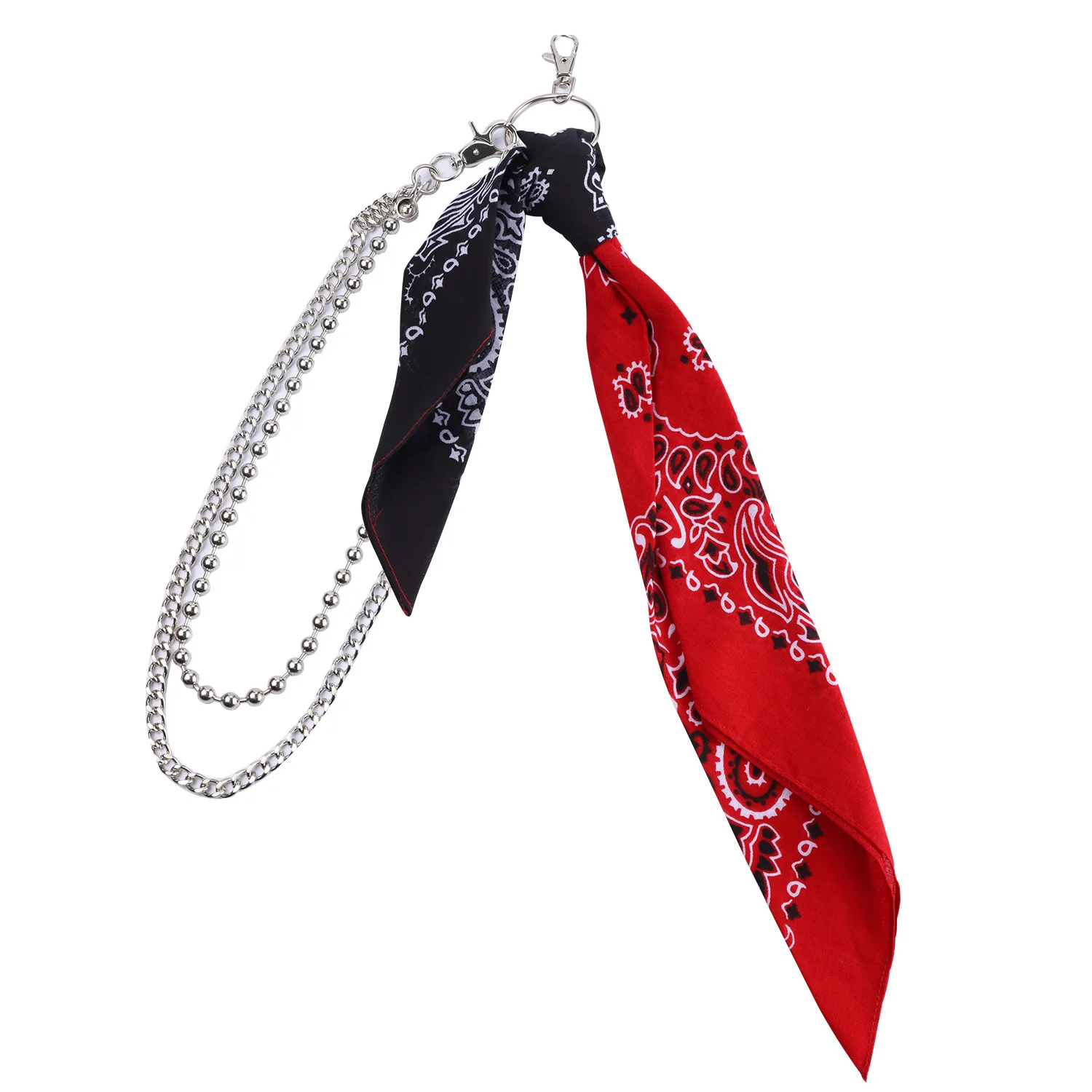 Новинка уличный длинный большой кольцевой брелок для ключей в стиле рок панк