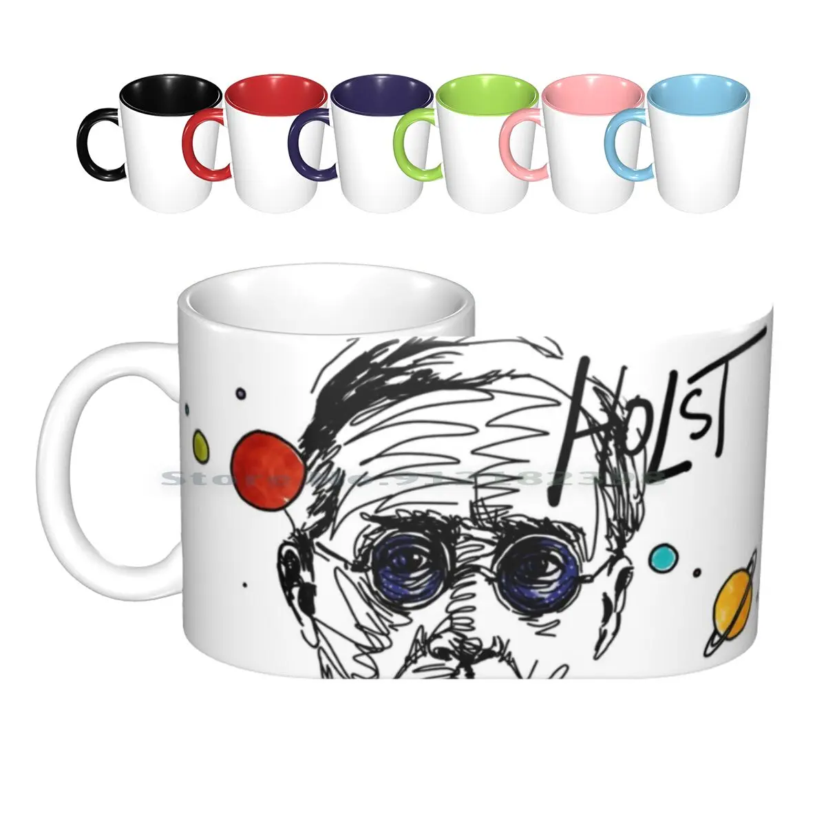 

Gustav Theodore Holst Ceramic Mugs Coffee Cups Milk Tea Mug Classical Music Musician Composer Planets Orchestra Band Symphony