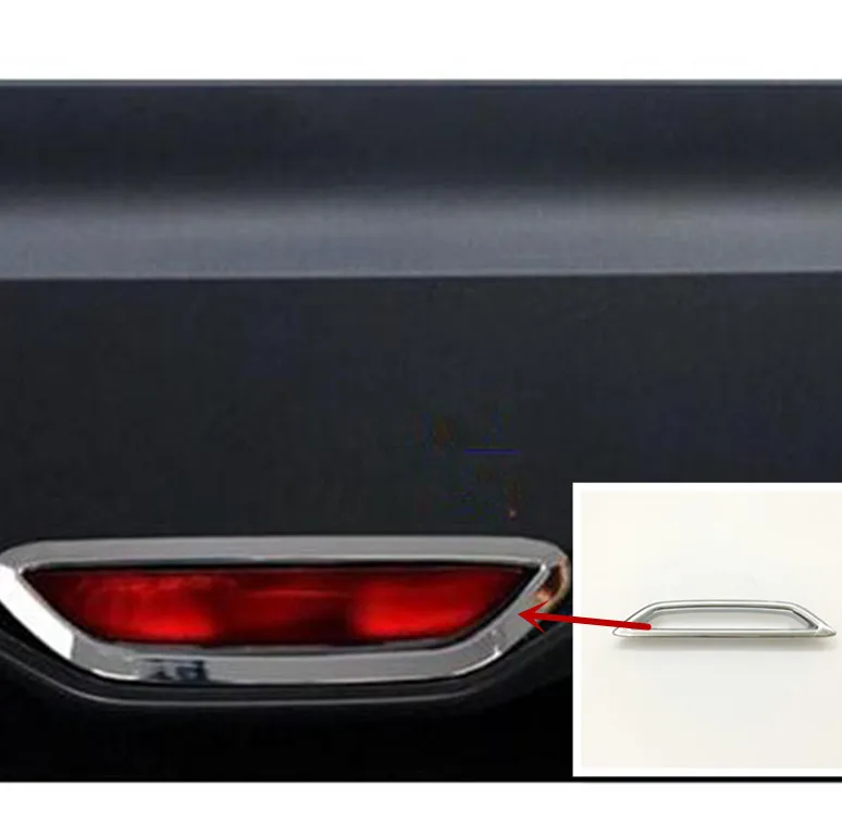 ABS Chrome Car Rear Fog Lampshade Frame Cover Kit Trim styling Accessories 1Pcs For Toyota C-HR 2017 2018 | Автомобили и