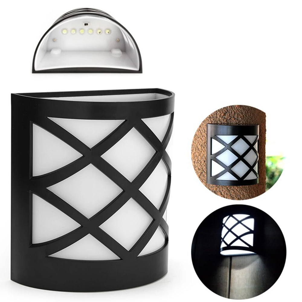 Уличный настенный светильник на солнечной батарее водонепроницаемый