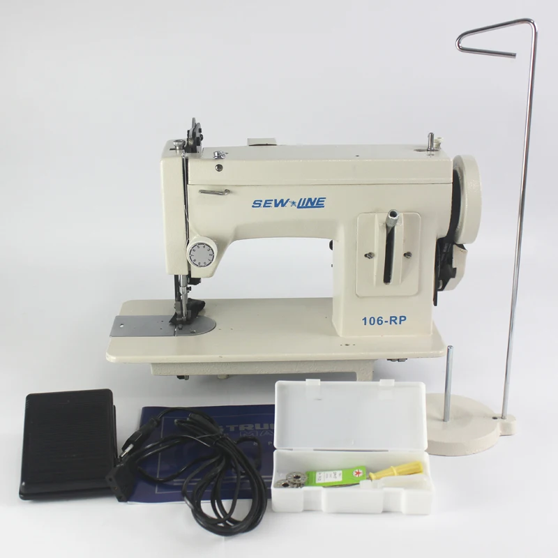 Портативная швейная машина для ходьбы зигзаг стежка 9 ''рукоятка кожа и