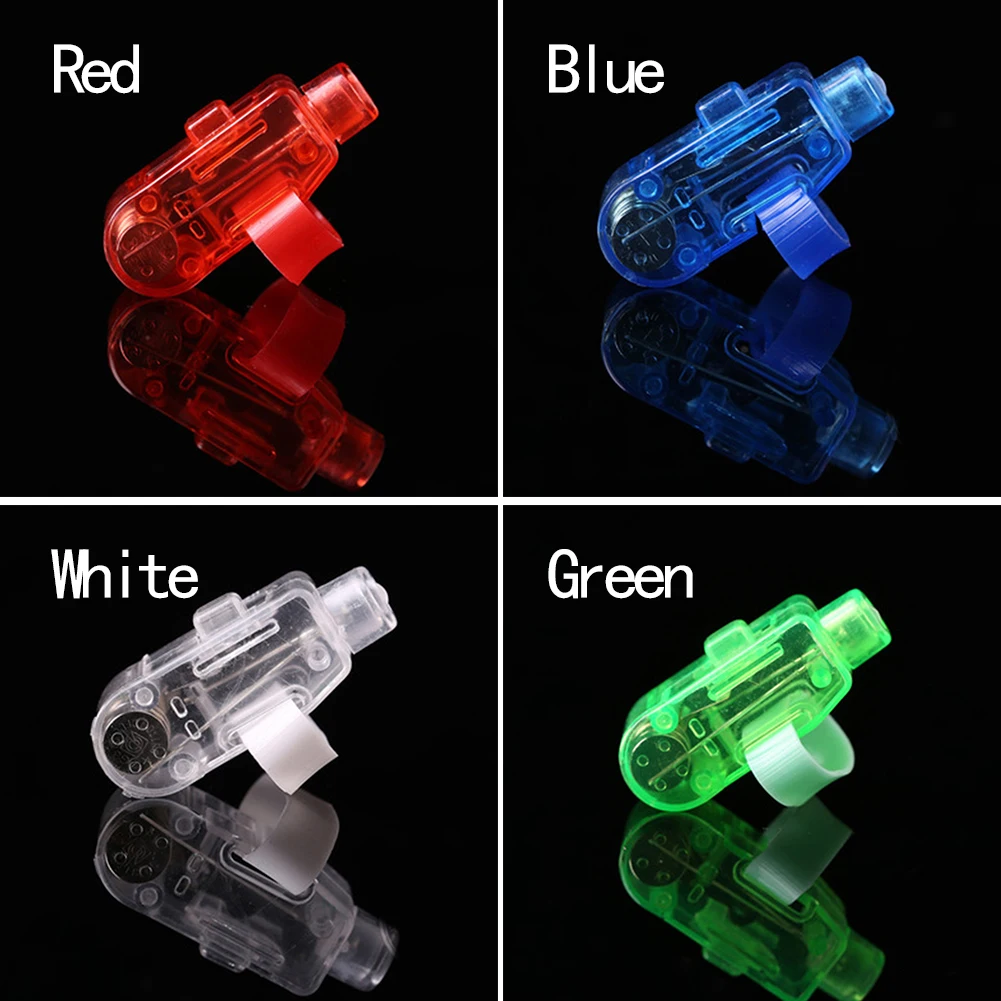 Светодиодный свет на палец светящийся яркий цвет лазерное излучение лампы для