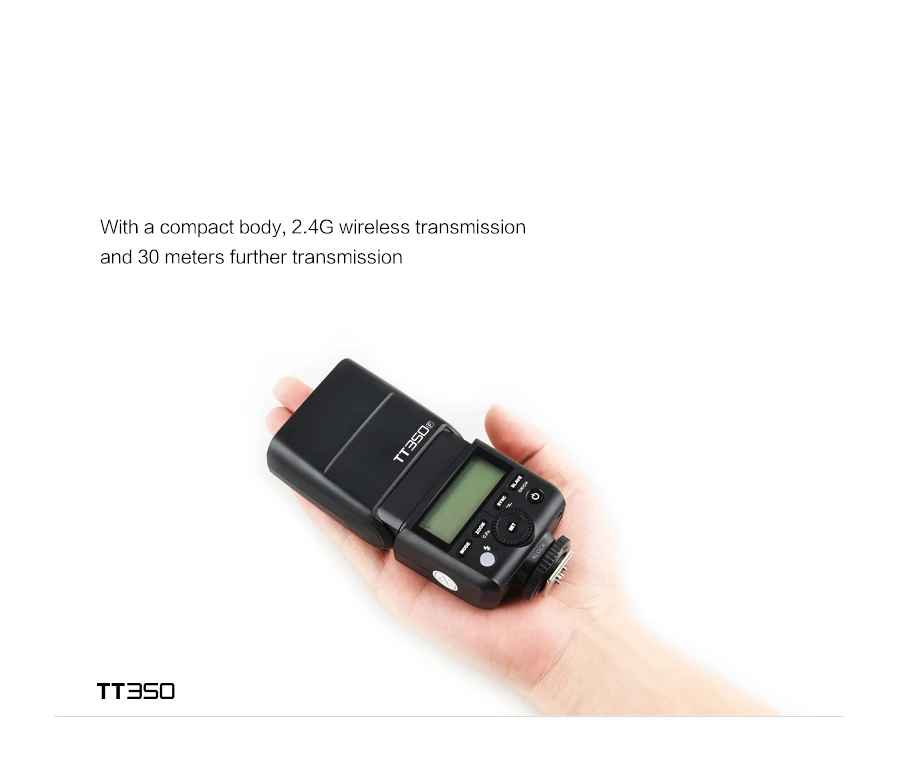 Вспышка GODOX TT350 Mini Flash Light 2 4G Беспроводная HSS TLL 1/8000s Speedlite для Canon Nikon Sony Fuji Olympus Panasonic