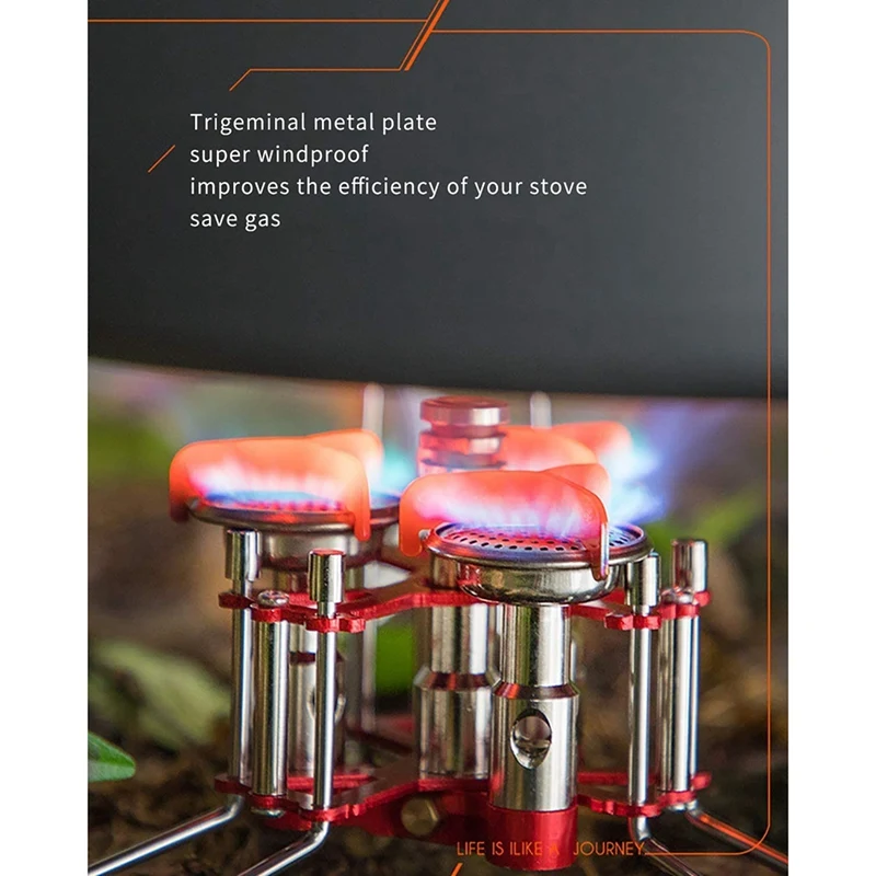 

Camping Stove 5800W Ultralight Stove,Lightweight Outdoor Camping Stoves Portable Propane Burner, Support Up to 25KG