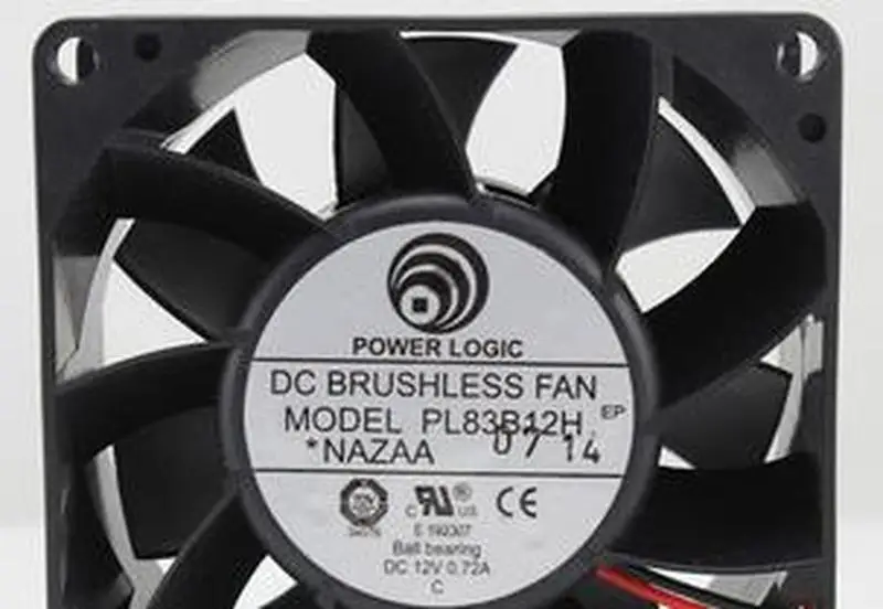 POWER LOGIC 8038 DC12V 0.72A PL83B12H 80*80*38 мм 2 линии Shuangzhu вентилятор сервера|Чистящие