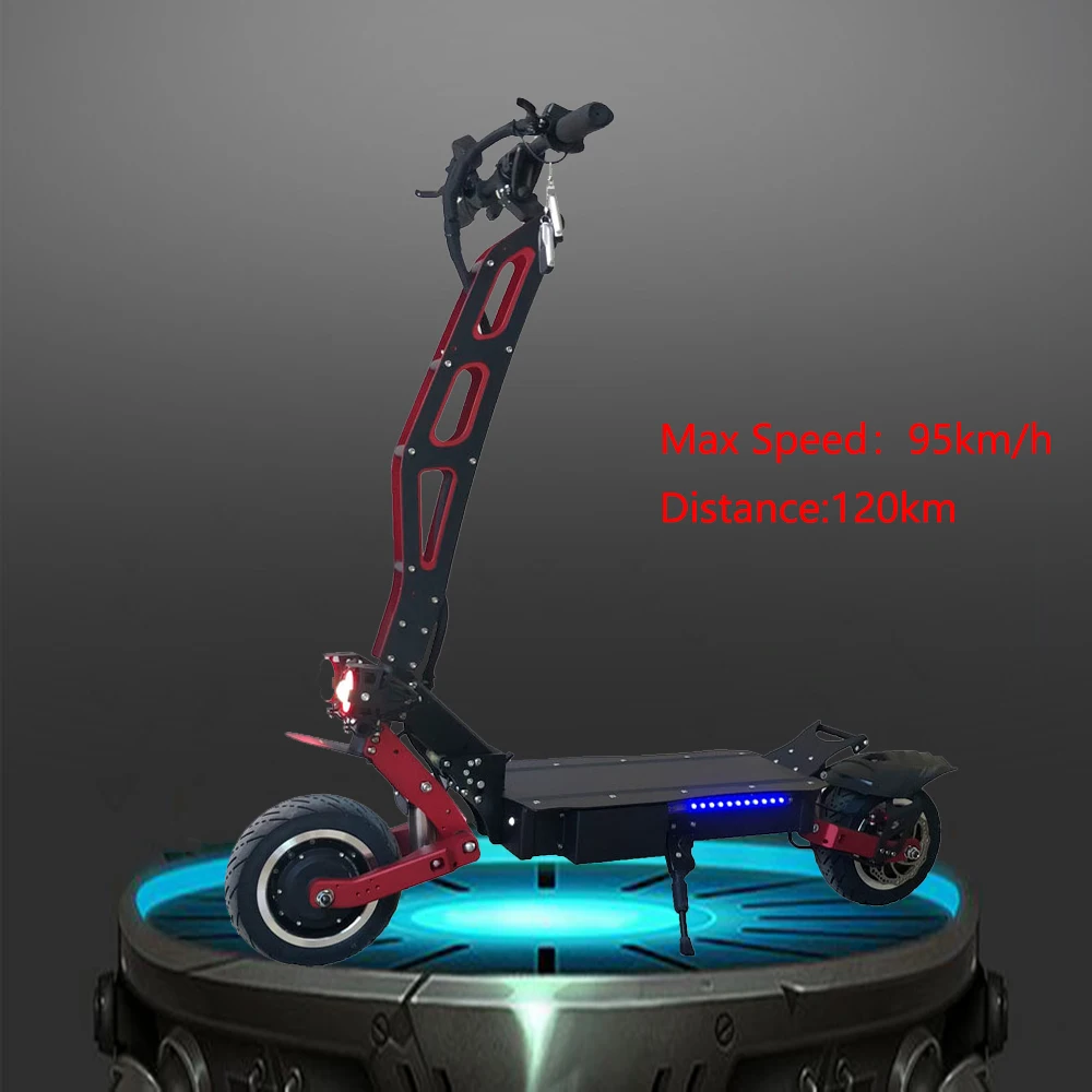 Monster 95 км/ч 11 дюймов Dualdrive электрический скутер с 45ah LG литиевая батарея для взрослых E скутер скейтборд Patinete Eletrico
