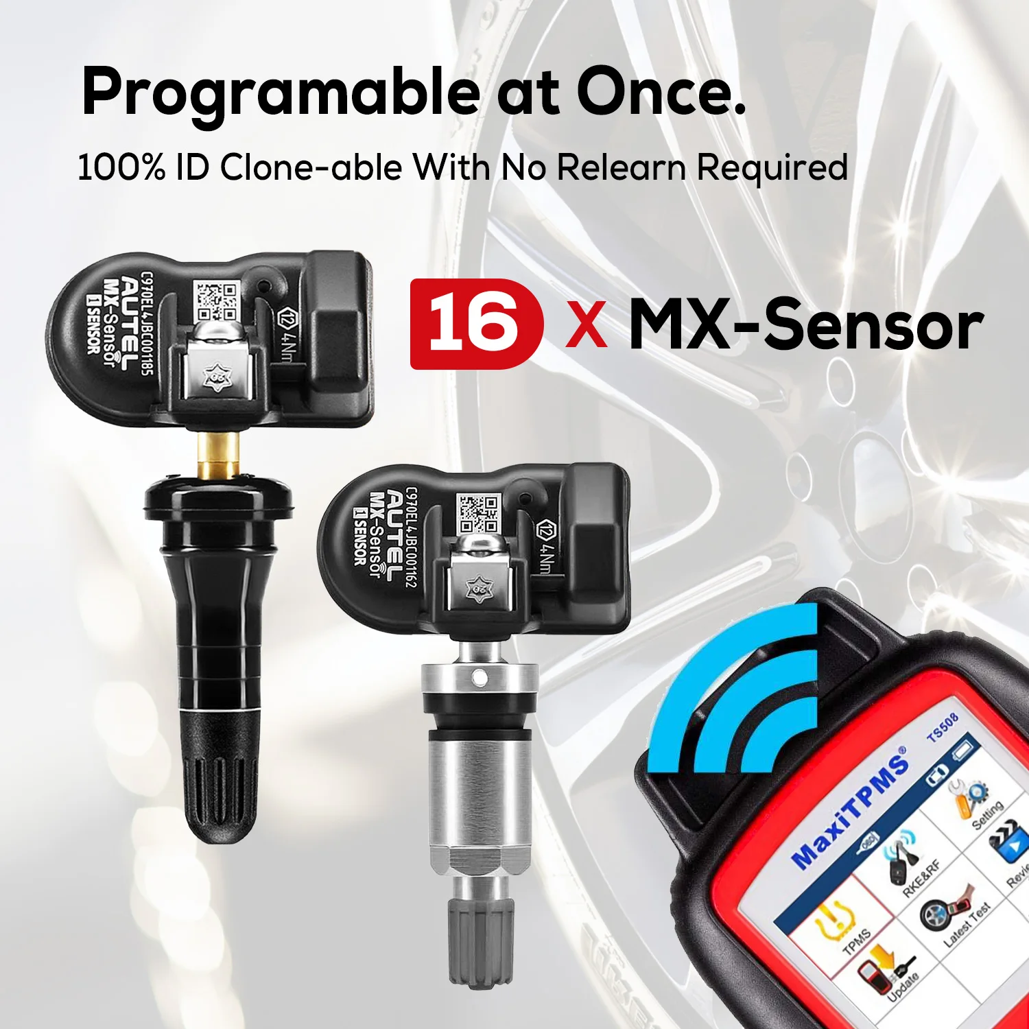 AUTEL MX Sensor 433 315 TPMS Mx-Sensor Scan Инструменты для ремонта шин автомобильный аксессуар