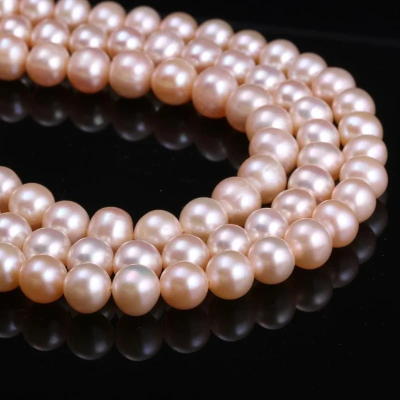 New natural freshwater pearl white and pink irregular beads used in jewelry making DIY bracelet necklace Size 7-8mm | Украшения и