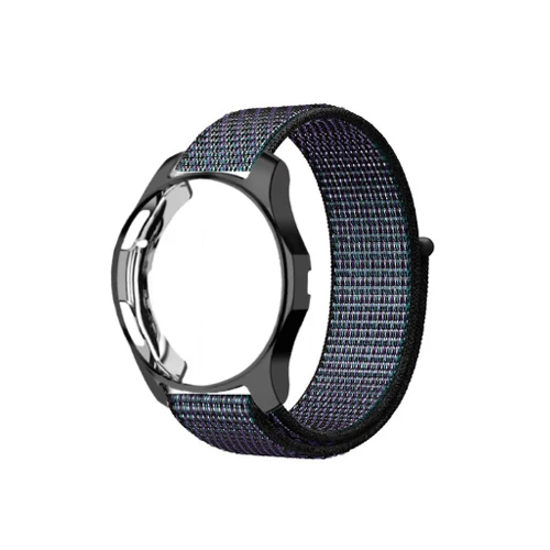 2 22 мм чехол и ремешок для samsung gear S3 Frontier Galaxy watch 46 мм 42 мм ремешок+ Защитная крышка Спортивная петля нейлоновые аксессуары для наручных часов - Цвет ремешка: 2