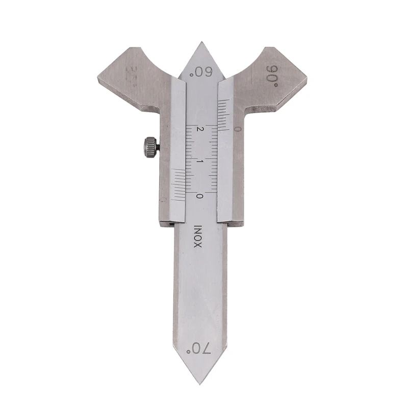 

0-20Mm Steel Digital Welding Seam Measure Vernier Weld Gauge Weld Inspection Ruler 60 70 80 90 Degree Angle Measure