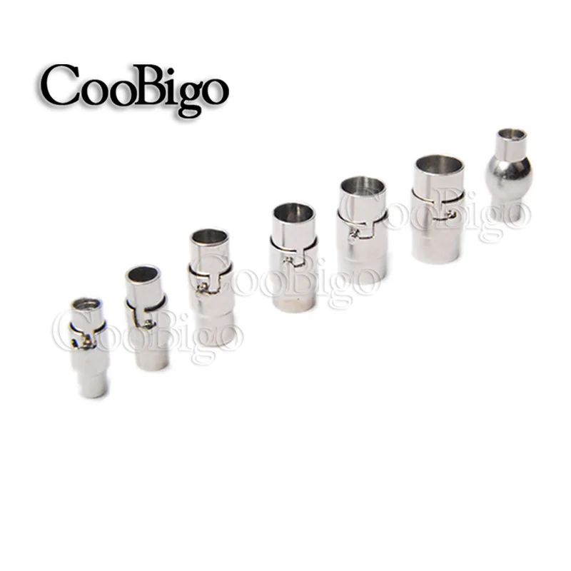 25 шт. металлические магнитные застежки с отверстием 3 8 мм|Паракорд| |