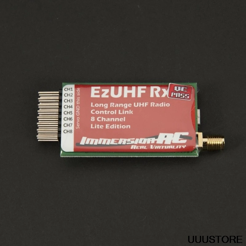 ImmersionRC 433MHZ 112dbi EzUHF Receiver 8 channel diversity Long Range UHF RX for RC FPV Drone | Игрушки и хобби