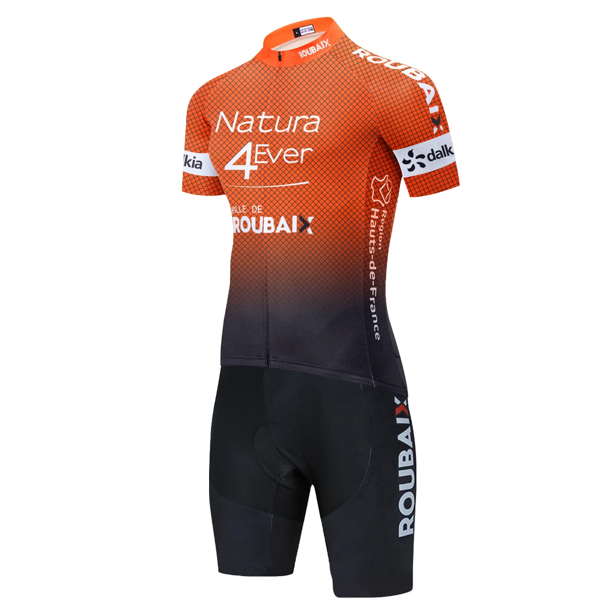 2012 Профессиональная команда Natura4Ever летний велосипедный костюм 20D комплект с