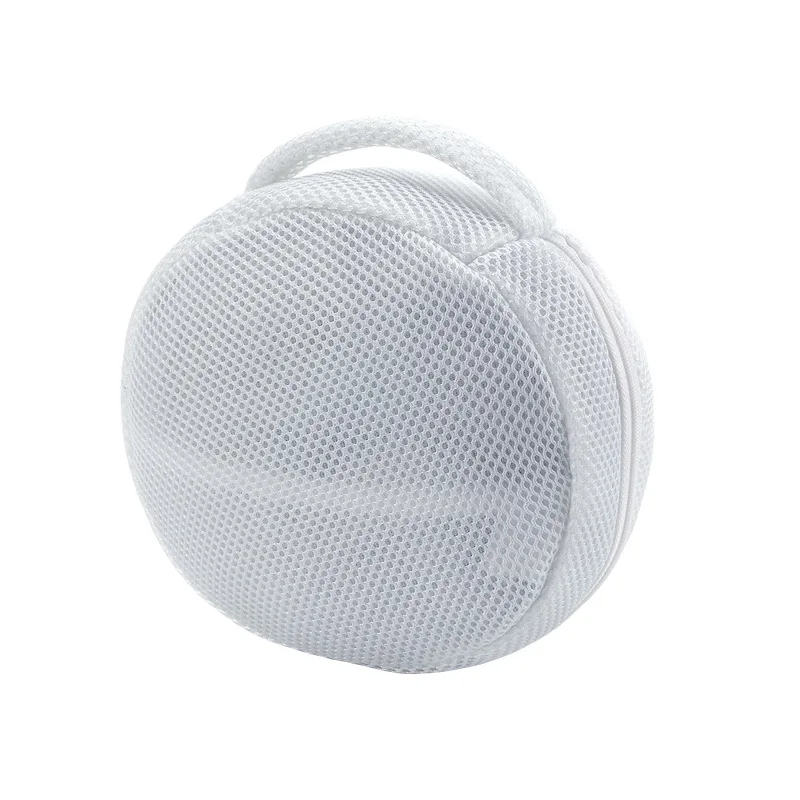 

2021 Folding Laundry Bra Storage Bags Washing Machine White Bra Anti-deformation Underwear Protective Mesh Zipper Bag Organizer