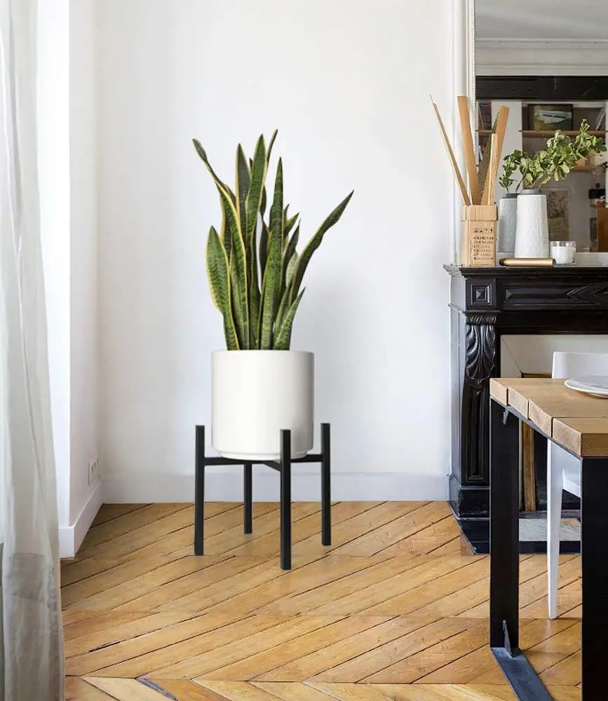 

Iron Adjustable Flowerpot Shelf Indoor Flower Stand Adjustable Flower Pot Rack Plants Bonsai Rack for Home Living Room