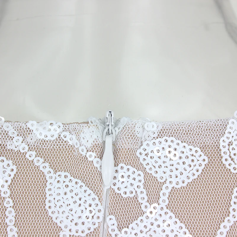 Joyfunear кружева шить Froral Для женщин мини-платье Новые летние Vestido O шеи пляж блесток белое платье партии Bodycon блесток платья