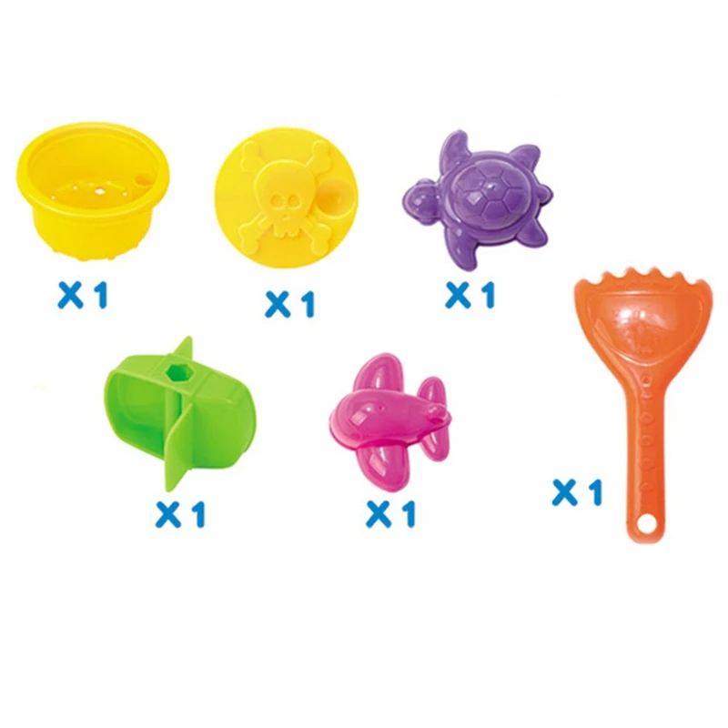 

Water Sand Table Playset Beach Toys Sand Toys Molds Set Outdoor Indoor Beach Play Activity Sandbox for Kids Boys Girls