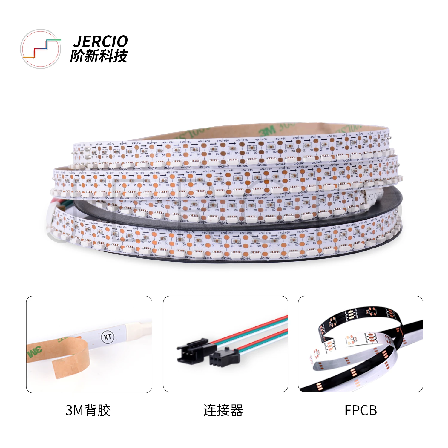 JERCIO SK6812 SIDE SMD4020 Светодиодная светильник та 60/100/144 светодиодов/пиксель/м