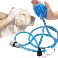 pet cleaning supplies outdoor shower r brush dog bath silicone hose nozzle handheld massage bath cleaning supplies pet shower