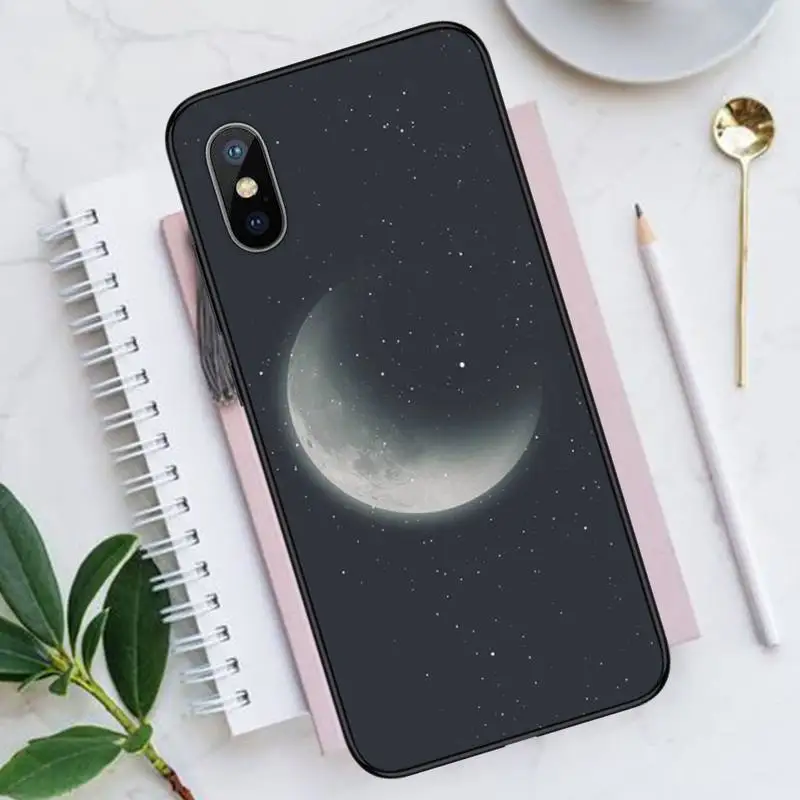 

Starry sky moon space astronaut Phone Case for iPhone 11 12 mini pro XS MAX 8 7 6 6S Plus X 5S SE 2020 XR Luxury shell funda