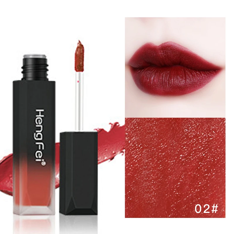 

Red Velvet Matte Lip Gloss Lip Glaze Waterproof Professional Easy-On Makeup Long-Lasting Non-Stick Cup Sexy Makeup Tool 6 Colors