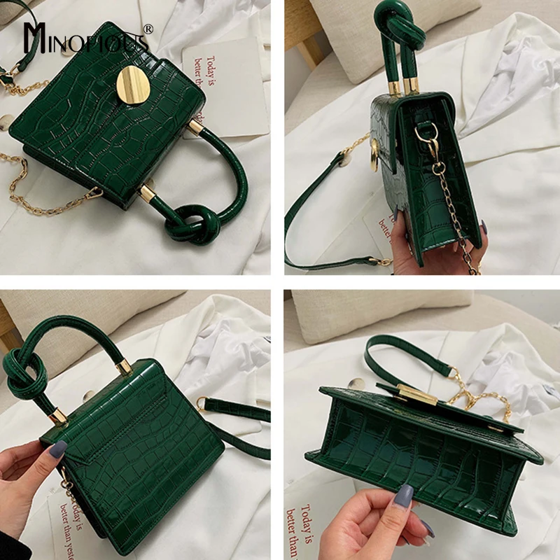 Женские дизайнерские сумки-Кроссбоди с каменным узором кожаные маленькие сумки