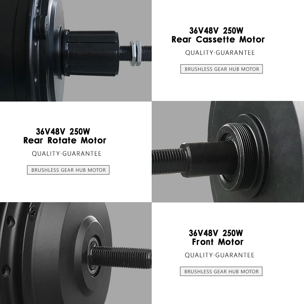 

36V 250W 48V 250W MXUS Electric Bike Front Wheel Hub Motor Brushless Gear Hub Motor Ebike Rear Rotate Cassette Motor