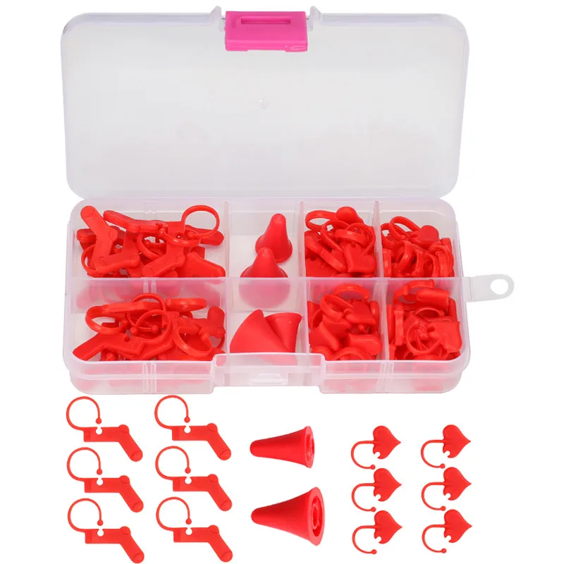 Пластиковые маркеры для вязания крючком 88 шт./коркор. защитный набор аксессуаров