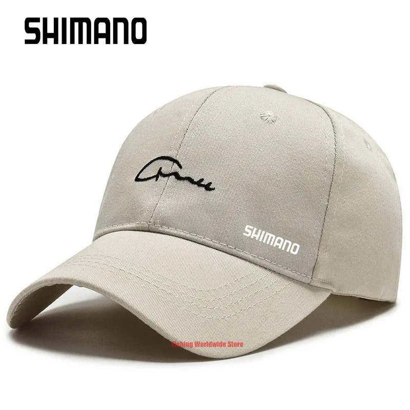 

2021 New SHimanos Fishing Hats Summer Outdoors Thin Dry Quick Sun Hat Men Plus Size Sport Hiking Camping Fishing Cap