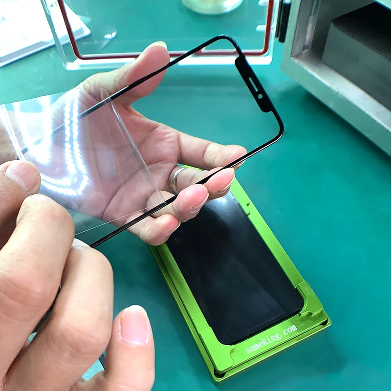 tp ламинирование прессформы Универсальная форма для ламинирования для iphone Xs Max LCD ламинирование Горячая sameking поставка зеленый цвет