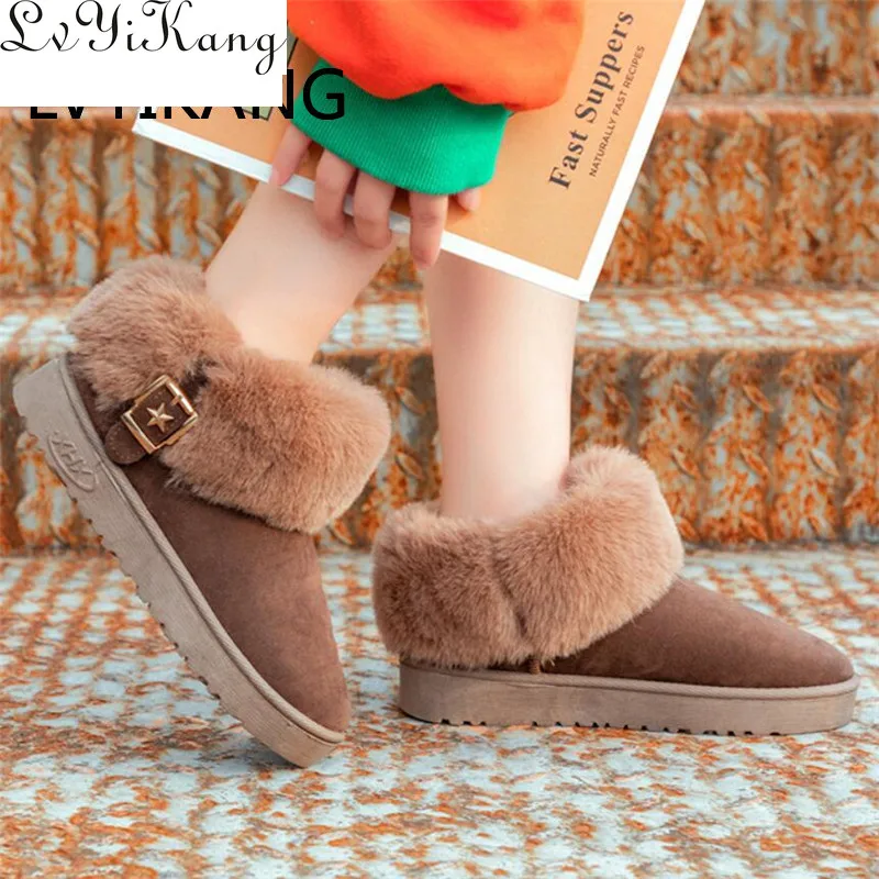 Новинка 2019 зимние ботинки для снежной погоды замшевые кожаные Зимние ботильоны с