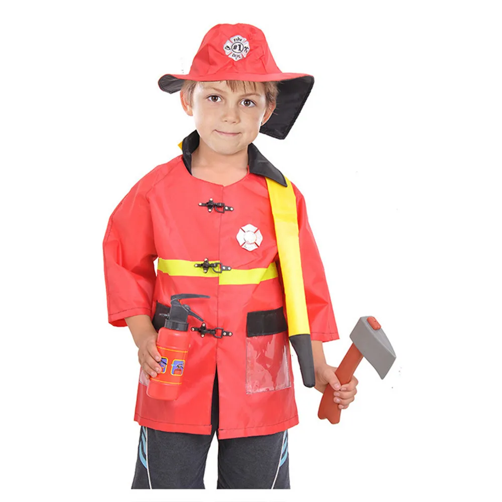 Fireman Sam Детский костюм на Хэллоуин униформа для девочек и мальчиков набор игрушек