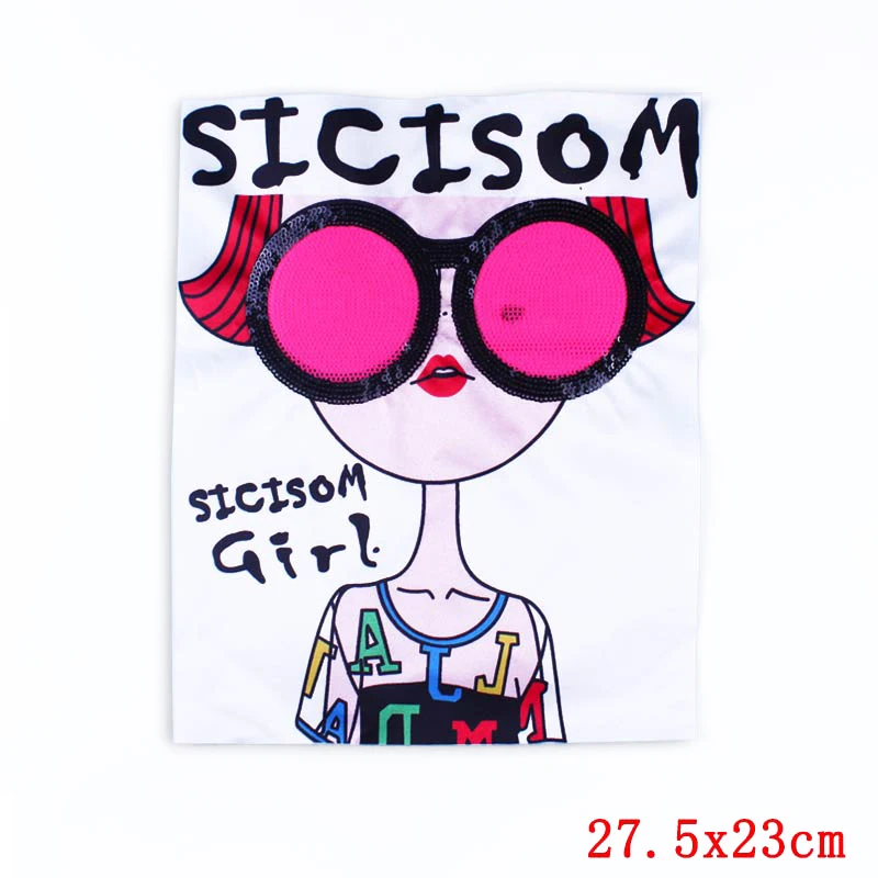 DIY Fashion Big Size Patches Sew on Patch for Clothing Jacket Beaded Stripe Sequins Applique Coats 3D Accessories Stickers | Дом и сад