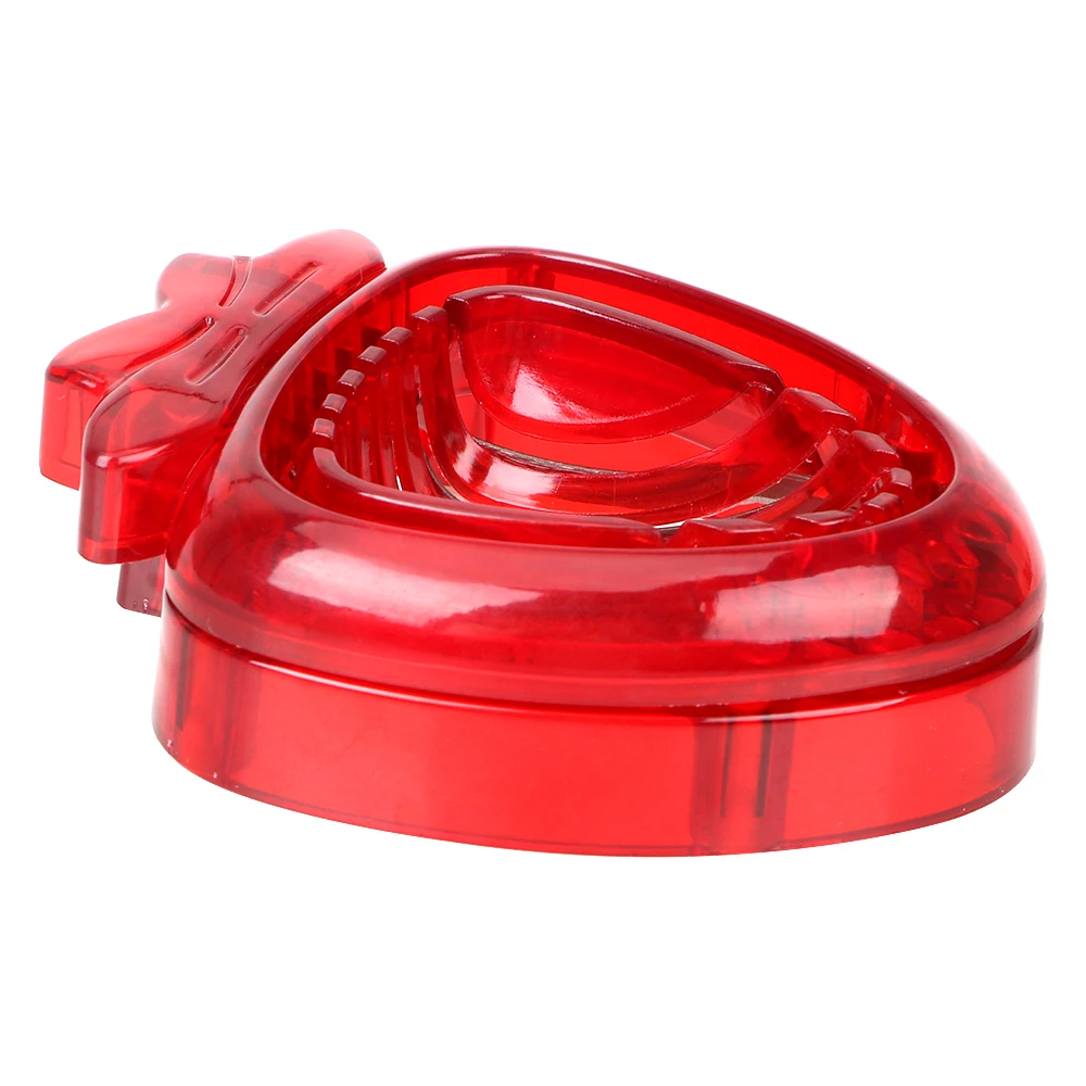 

Strawberry Slicer Cake Cupcake Decoration Kitchen Gadgets Plastic Fruit Carving Tools Stainless Steel Blade Craft Salad Cutter