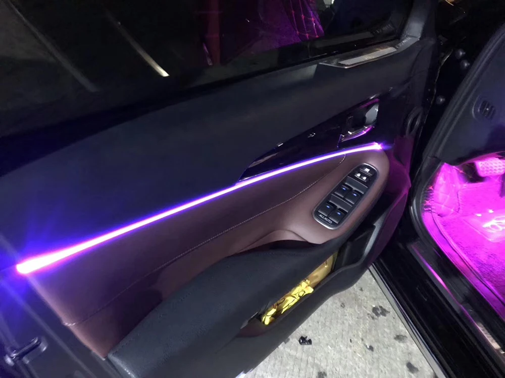 PMFC светодиодный декоративный планки осветителя синий/64 Цвета 4 двери весь