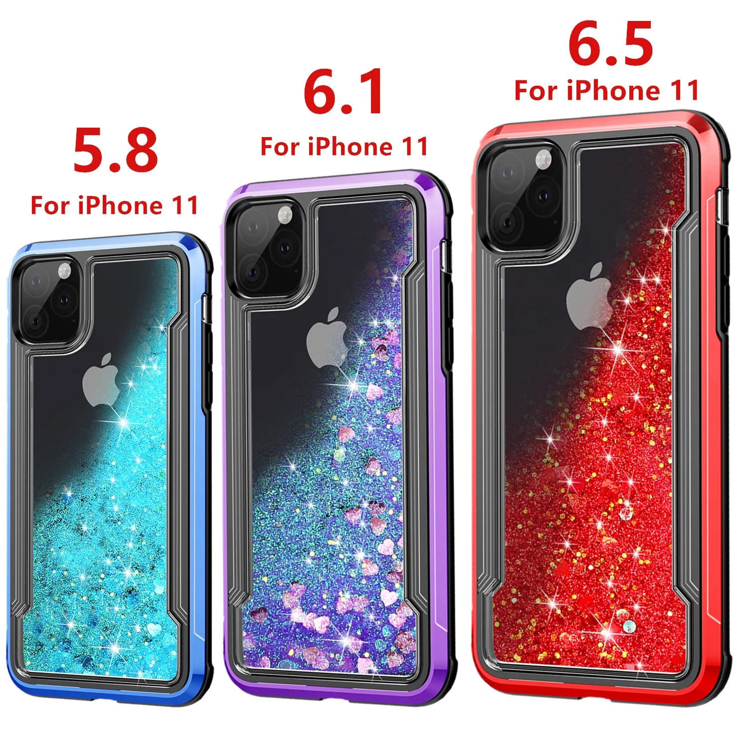 Роскошный блестящий жидкий зыбучий песочный чехол для телефона iPhone 11 Pro XS Max XR X