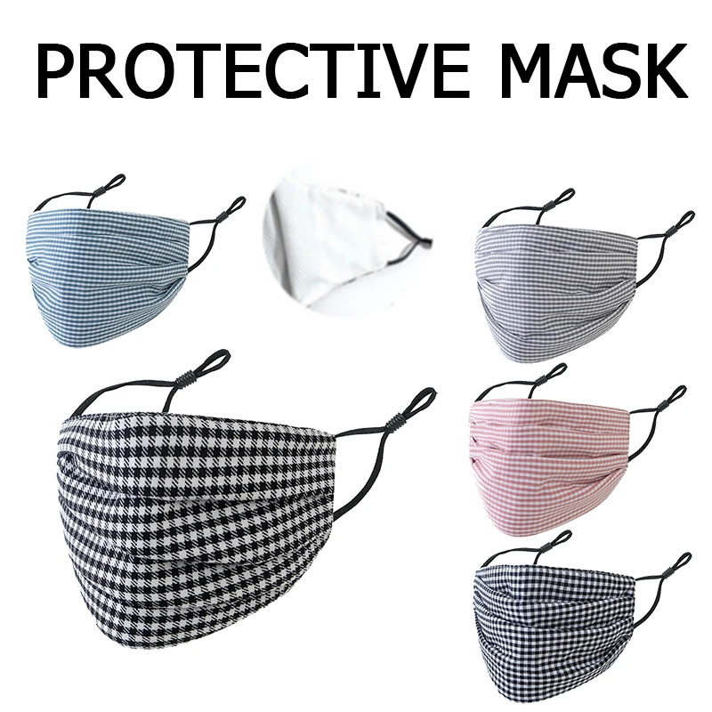 

Adult Printed Cotton Mouth Mask Breathable Anti-Haze Mask Washable Adjustable Reusable Face Mask